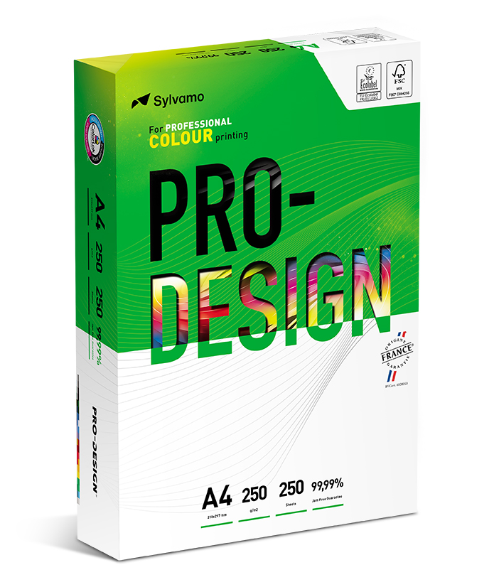 Papier ksero A4 250g Pro Design 250ark. 168 CIE